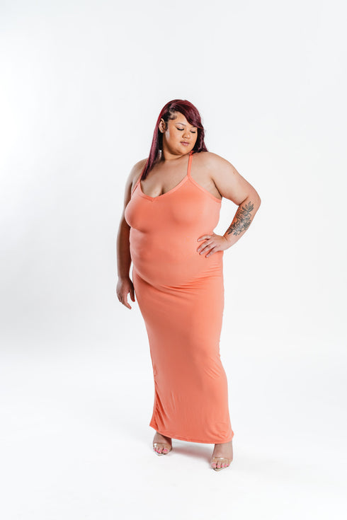 Flamingo Racerback Maxi Dress | Plus Size